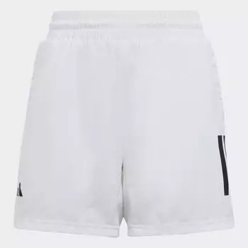 Клубные теннисные шорты с 3 полосками Adidas, цвет White