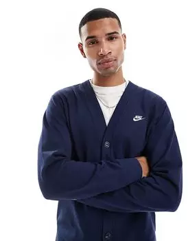 Клубный кардиган темно-синего цвета Nike