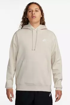 Клубный свитер с капюшоном Nike, коричневый
