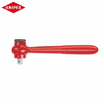 Ключ с храповым механизмом KNIPEX 265 мм с электрической изоляцией 98 42 по индивидуальному заказу (срок поставки 4-8 недель)