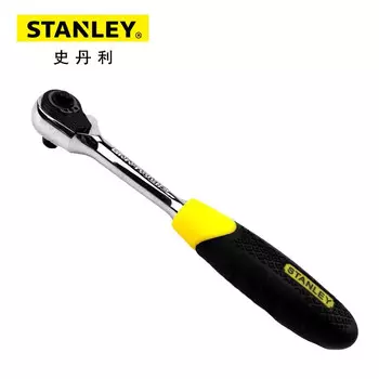 Ключ с храповым механизмом STANLEY, 10 мм, с резиновой ручкой, 85-577-22