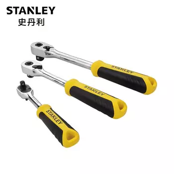 Ключ с храповым механизмом STANLEY 1/2 профессиональный, двухцветная ручка, 240 мм STMT73984-8