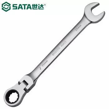 Ключ SATA 46415 с храповым механизмом с подвижной головкой