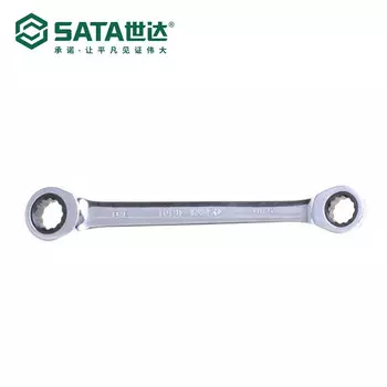 Ключ Torx Shida полностью полированный, двусторонний, 17х19мм 46206 SATA