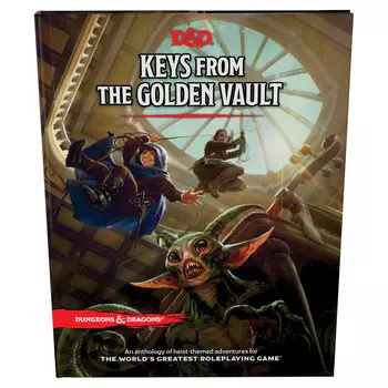 Ключи к Dungeons and Dragons 5.0 из руководства Golden Vault, Wizards of the Coast (английское издание)