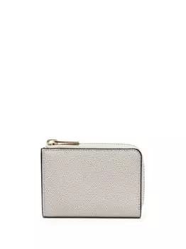 Ключница на молнии Valextra, серый