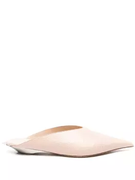 Клыкастые мюли Mugler, розовый