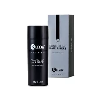 Kmax Маскирующие волокна волос Кератиновая пудра для волос с эффектом утолщения волос Волосы для покрытия выпадения волос 32 г Темно-коричневый