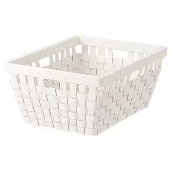 KNARRA КНАРРА Корзина, белый, 38x29x16 см IKEA