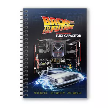 Книга Back To The Future: Powered By Flux Capacitor Notebook