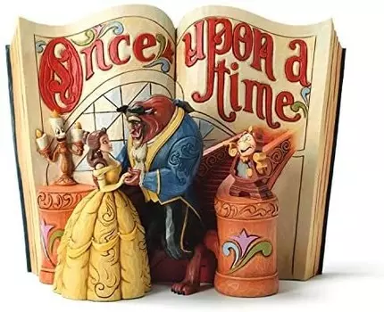 Книга "Любовь продолжается" (Красавица и Чудовище) Статуэтка Disney Traditions Inna marka