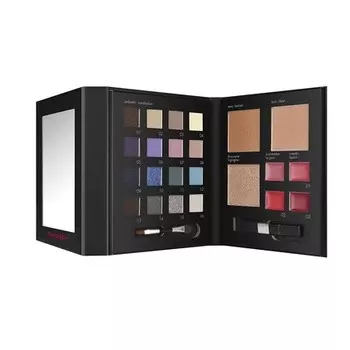 Книга макияжа Milano, том 2, холодные тона - бумага FSC - тени для век, губные помады, блеск и пудра различной отделки и цветов, Deborah