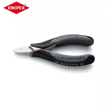 KNIPEX 118 мм прецизионные диагональные плоскогубцы для электронных устройств, плоскогубцы для рта, ножницы для водяного рта, электронные ножницы, пластиковые плоскогубцы, диагональные плоскогубцы 77 22 115 ESD настройка (срок поставки 4-8 недел...