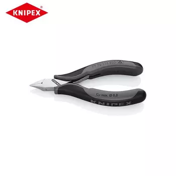 KNIPEX 121 мм прецизионные диагональные плоскогубцы для электронных устройств, плоскогубцы для рта, ножницы для водяного рта, электронные ножницы, пластиковые плоскогубцы, диагональные плоскогубцы 77 72 115 ESD настройка (срок поставки 4-8 недел...