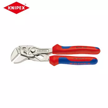 KNIPEX 150 мм ключ с зажимом трубные клещи нажимные клещи ключ для быстрой водопроводной трубы круглый трубный ключ олекраноновый трубный ключ 86 05 150 по индивидуальному заказу (срок поставки 4-8 недель)
