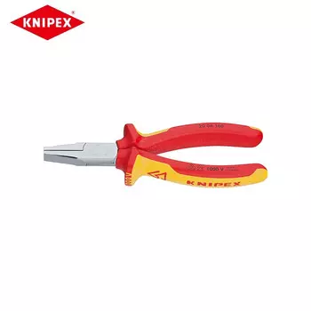 KNIPEX 160 мм изолированные плоскогубцы плоскогубцы плоскогубцы ювелирные плоскогубцы ручной работы плоскогубцы 20 06 160 по индивидуальному заказу (срок поставки 4-8 недель)