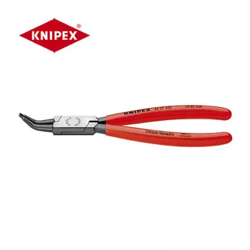 KNIPEX 40–100 мм плоскогубцы для внутренних стопорных колец (уголок 45°), клещи для стопорных колец, пружинные клещи 44 31 J32