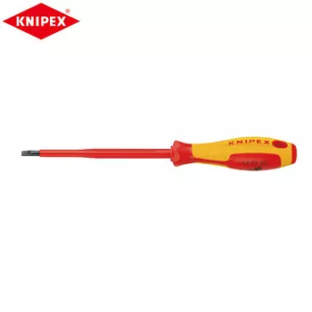 KNIPEX K.98 20 55 изолированная шлицевая отвертка, инструмент для ремонта промышленного класса, отвертка 982055
