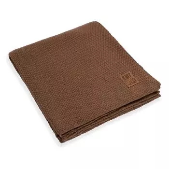 Knit Factory Jesse Plaid XL - Табачный - 195x225 см, коричневый