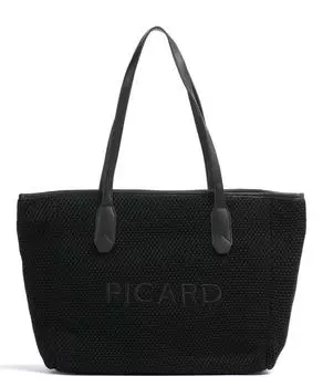 Knitwork Шоппер из переработанного полиэстера Picard, черный