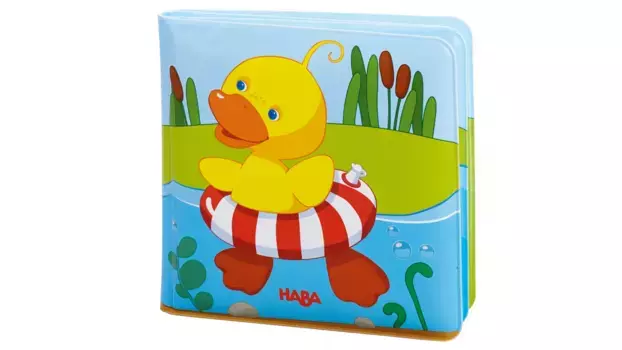 Книжка для ванны haba, плавающая утка