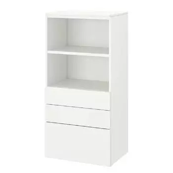 Книжный шкаф Ikea Smastad/Platsa 60X42X123 см, белый