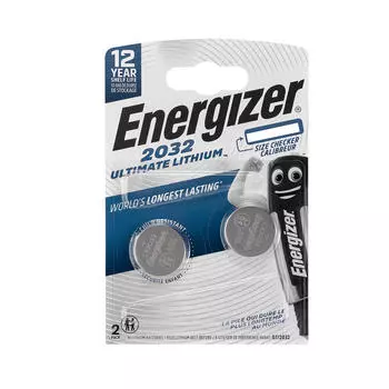 Батарейки Energizer CR2032 2 шт, белый