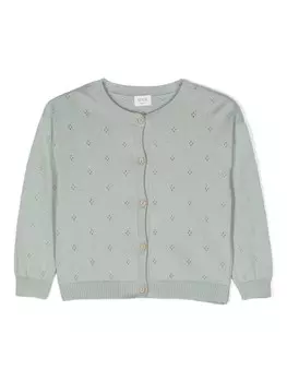 Knot ажурный кардиган Sophie, зеленый