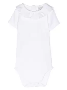 Knot боди Ruby с короткими рукавами, белый