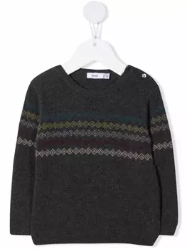 Knot джемпер с принтом, серый