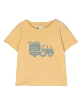 Knot футболка Farmers Market, желтый