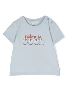 Knot футболка с надписью, синий