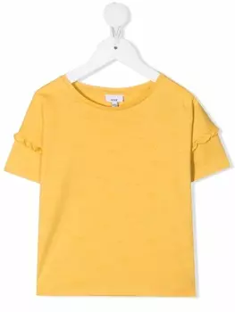 Knot футболка с оборками, желтый