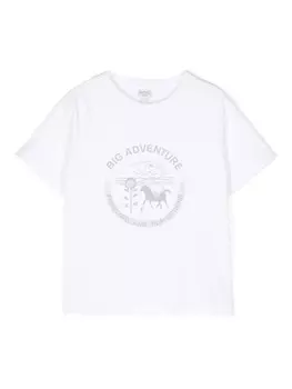 Knot футболка с принтом Big Adventure, белый