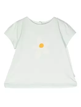 Knot футболка с пуговицами на спине, зеленый