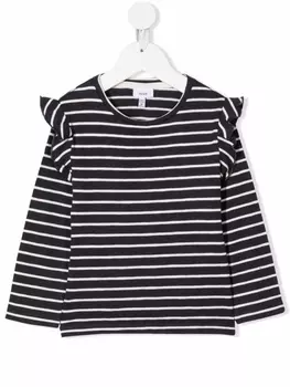 Knot футболка Sakiko с оборками, синий