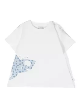 Knot футболка Shark с короткими рукавами, белый