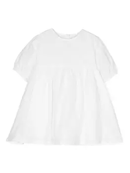 Knot платье Isabelle с короткими рукавами, белый