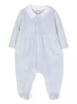 Knot Ramiro cotton babygrow, синий