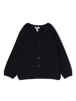 Knot шерстяной кардиган с круглым вырезом, синий