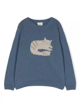 Knot трикотажный джемпер Cat, синий