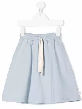 Knot юбка миди Rowling с кулиской, синий