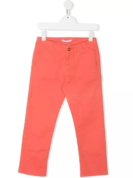 Knot узкие брюки чинос, розовый