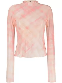 KNWLS топ Halcyon в клетку, оранжевый