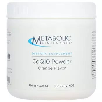 Коэнзим Q10 Metabolic Maintenance с апельсиновым вкусом, 110 г