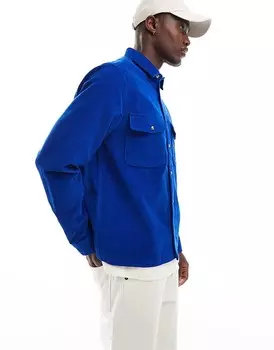 Кобальтово-синяя рубашка свободного кроя свободного кроя ASOS DESIGN