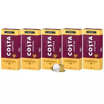 Кофе в капсулах Costa Costa Coffee The Colombian Roast, совместимый с Nespresso ESPRESSO, 50 капсул sarcia.eu
