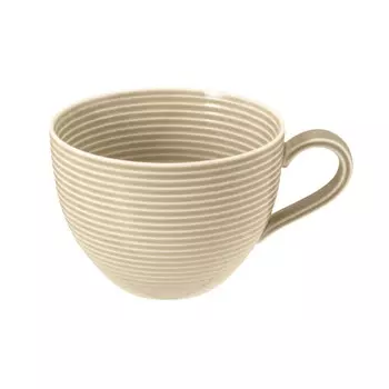 Кофейная чашка Beat Sand бежевая с молоком 0,35 л Seltmann Weiden, бежевый