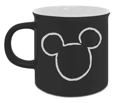 Кофейная чашка Disney, 8,5x8,5 см, черно-белый