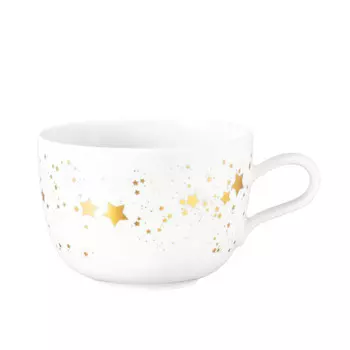 Кофейная чашка Liberty Golden Stars с молоком 0,38 л Seltmann Weiden, белое золото